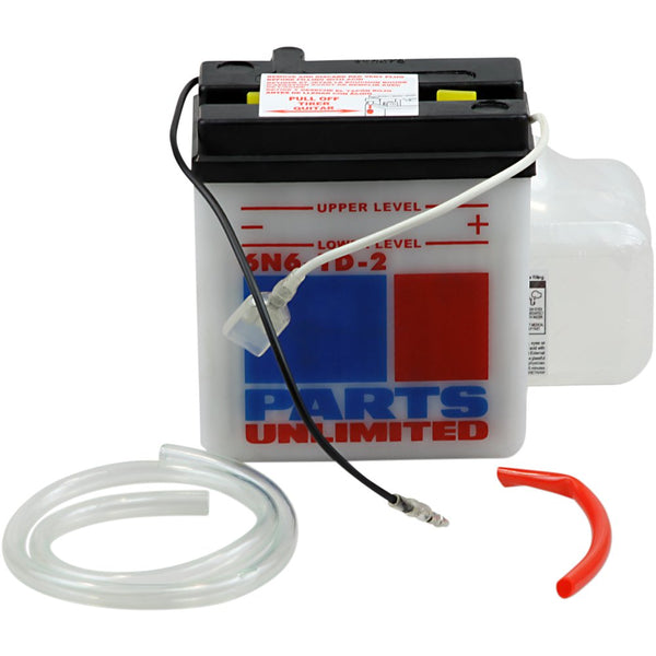 Parts Unlimited Battery - 6N6-1D-2 6N6-1D-2-FP