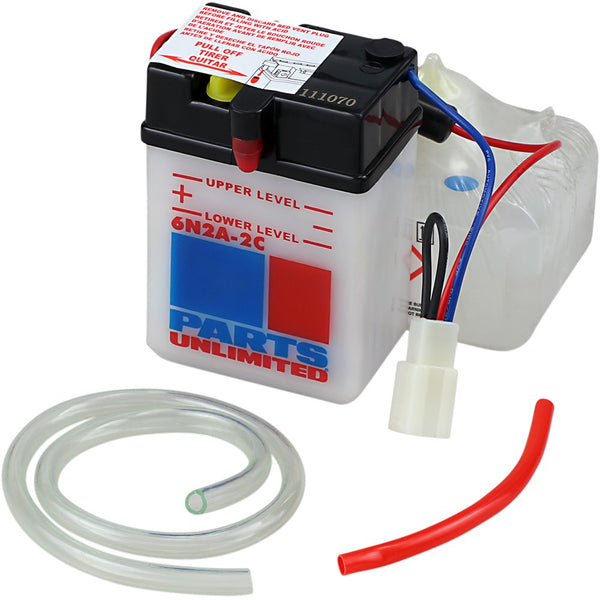 Parts Unlimited Battery - 6N2A-2C 6N2A-2C-FP