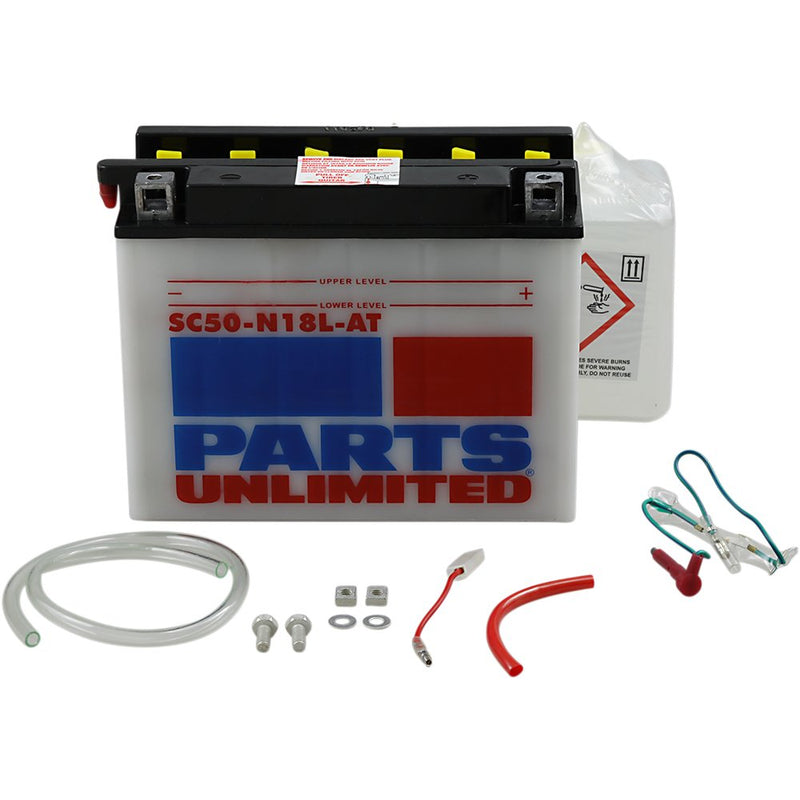 Parts Unlimited Battery - SY50N18LAT with Sensor SC50-N18L-AT-FP