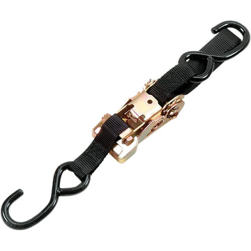 PARTS UNLIMITED Heavy-Duty Ratchet Tie-Down - 1" x 6' - Black 131022