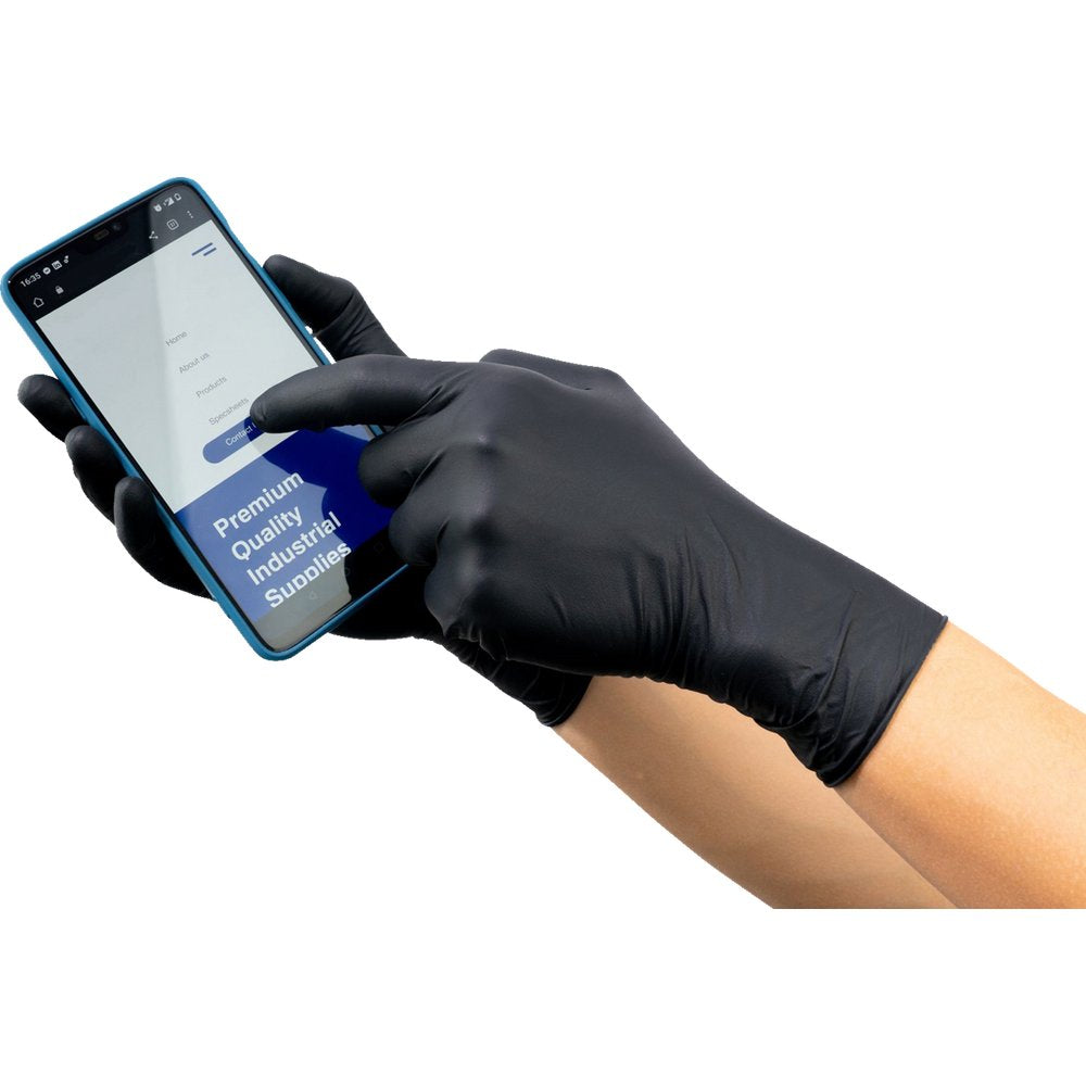 PARTS UNLIMITED Nitrile Gloves - 6.5 MIL - XL - 100-Pack PU-GLV65BXL