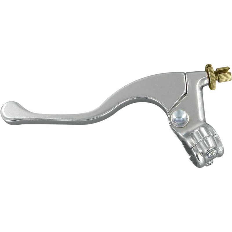 Parts Unlimited Lever Assembly - Left Hand - Shorty - Honda - Silver 43-1101L