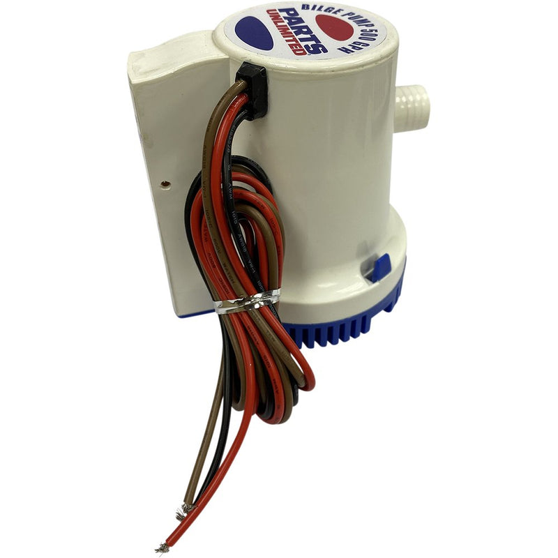 Parts Unlimited Bilge Pump - 500 GPH - Automatic W04-7000A