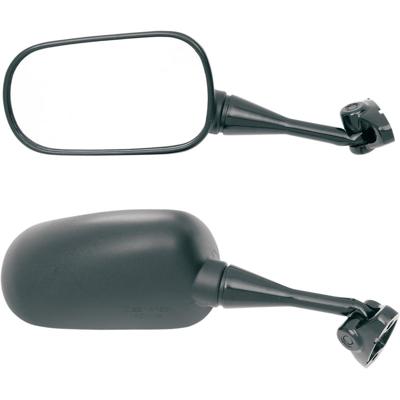 Parts Unlimited Mirror - Side View - Rectangle - Black - Left CBR600F-LH