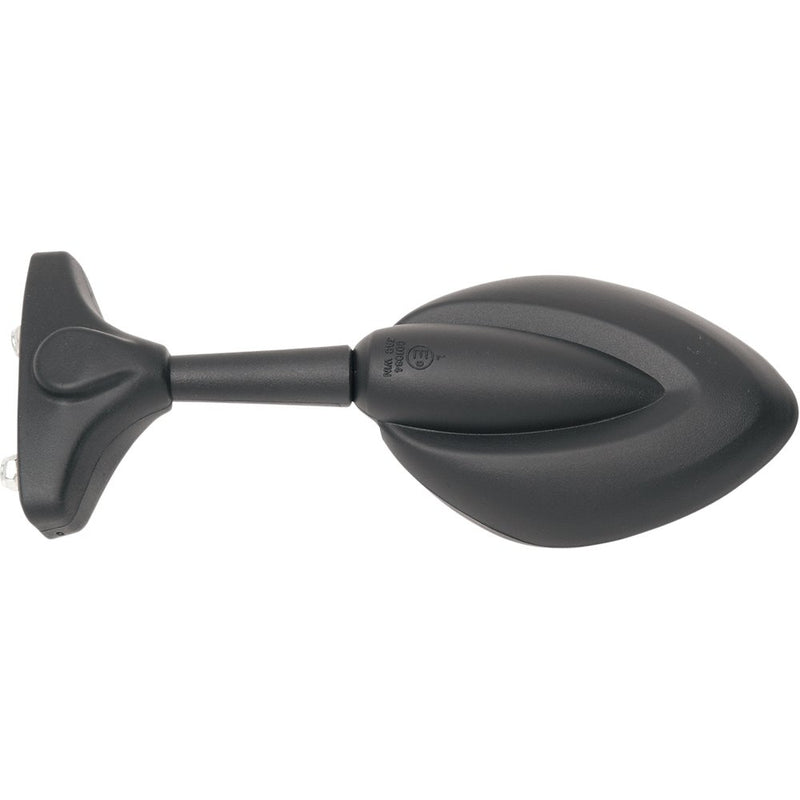 Parts Unlimited Mirror - Side View - Teardrop - Black - Left/Right - Each JY121A-BLK