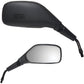 PARTS UNLIMITED Mirror - Supersport - Side View - Rectangle - Black - Right - Each 17082