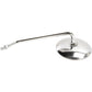 PARTS UNLIMITED Mirror - Classic - Side View - Round - Chrome - Left - Each 17077