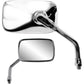 PARTS UNLIMITED Mirror - Mini - Side View - Rectangle - Chrome - M10x1.25 - Each 17057
