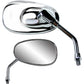 PARTS UNLIMITED Mirror - American-Style/Mini - Side View - Oval - Chrome - 4-3/4" - Each 17034