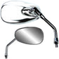PARTS UNLIMITED Mirror - American-Style/Standard - Side View - Oval - Chrome - 5-1/2" - Each 17032
