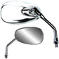 PARTS UNLIMITED Mirror - American-Style/Standard - Side View - Oval - Chrome - 5-1/2" - Each 17030