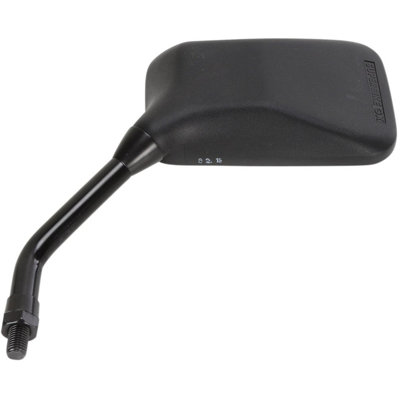 Parts Unlimited Mirror - GX - Side View - Rectangle - Black - Left 17007