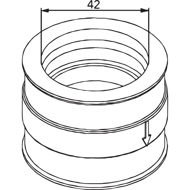 Parts Unlimited Carburetor Mounting Flange - Moto-Ski/Ski-Doo 07-100-10