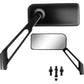 PARTS UNLIMITED Mirror - X-Treme Designer - Side View - Rectangular - Black 98003