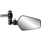 PARTS UNLIMITED Mirror - Side View/Bar End - Oval - Black 98002