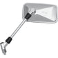 PARTS UNLIMITED Mirror - Side View - Rectangle - Chrome KA52A
