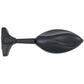 PARTS UNLIMITED Mirror - Side View - Teardrop - Black - Left/Right - Each JY134-1BLK