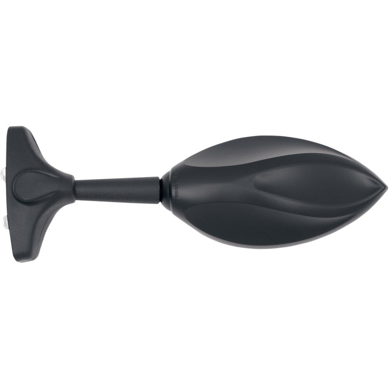 Parts Unlimited Mirror - Side View - Teardrop - Black - Left/Right - Each JY134-1BLK