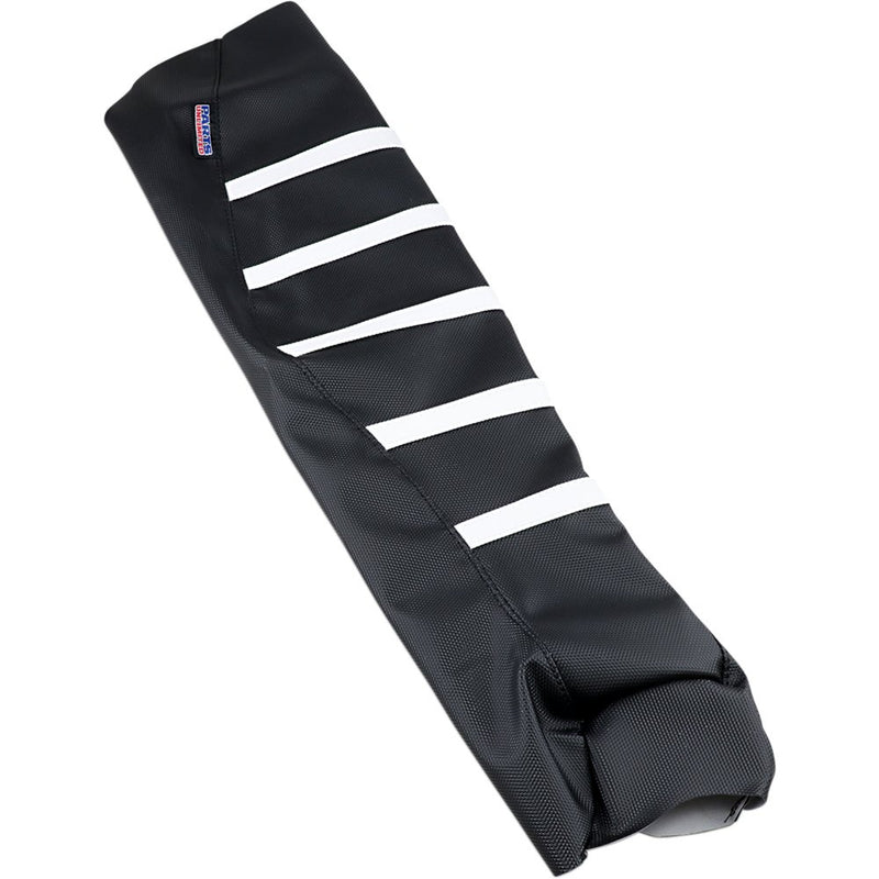 Parts Unlimited Ribbed Seat Cover - Black/White - Ski-Doo SKI-105-337