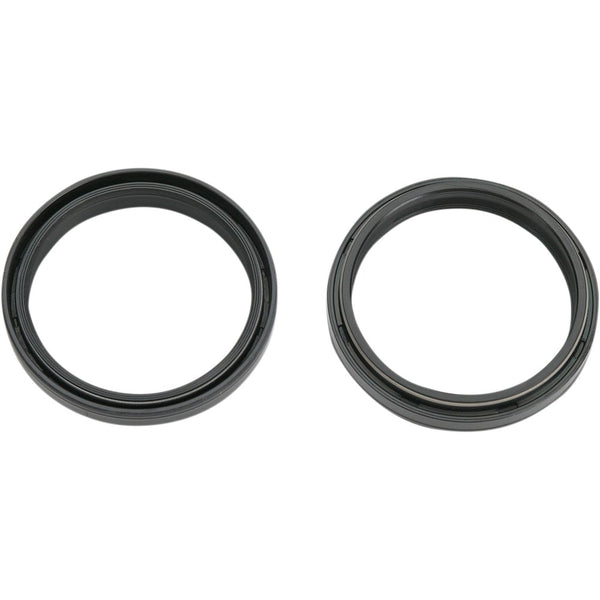 Parts Unlimited Front Fork Seals - 50 mm ID x 59.6/60 mm OD x 7/10.5 mm T PUP40FORK455077