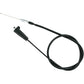 PARTS UNLIMITED Black Vinyl Throttle Cable - Kawasaki/Suzuki 54012-S018