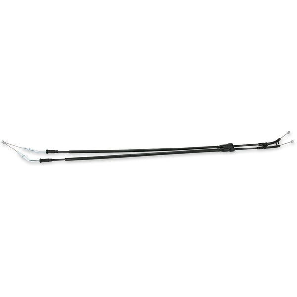 Parts Unlimited Black Vinyl Throttle Cable - Kawasaki 54012-1604