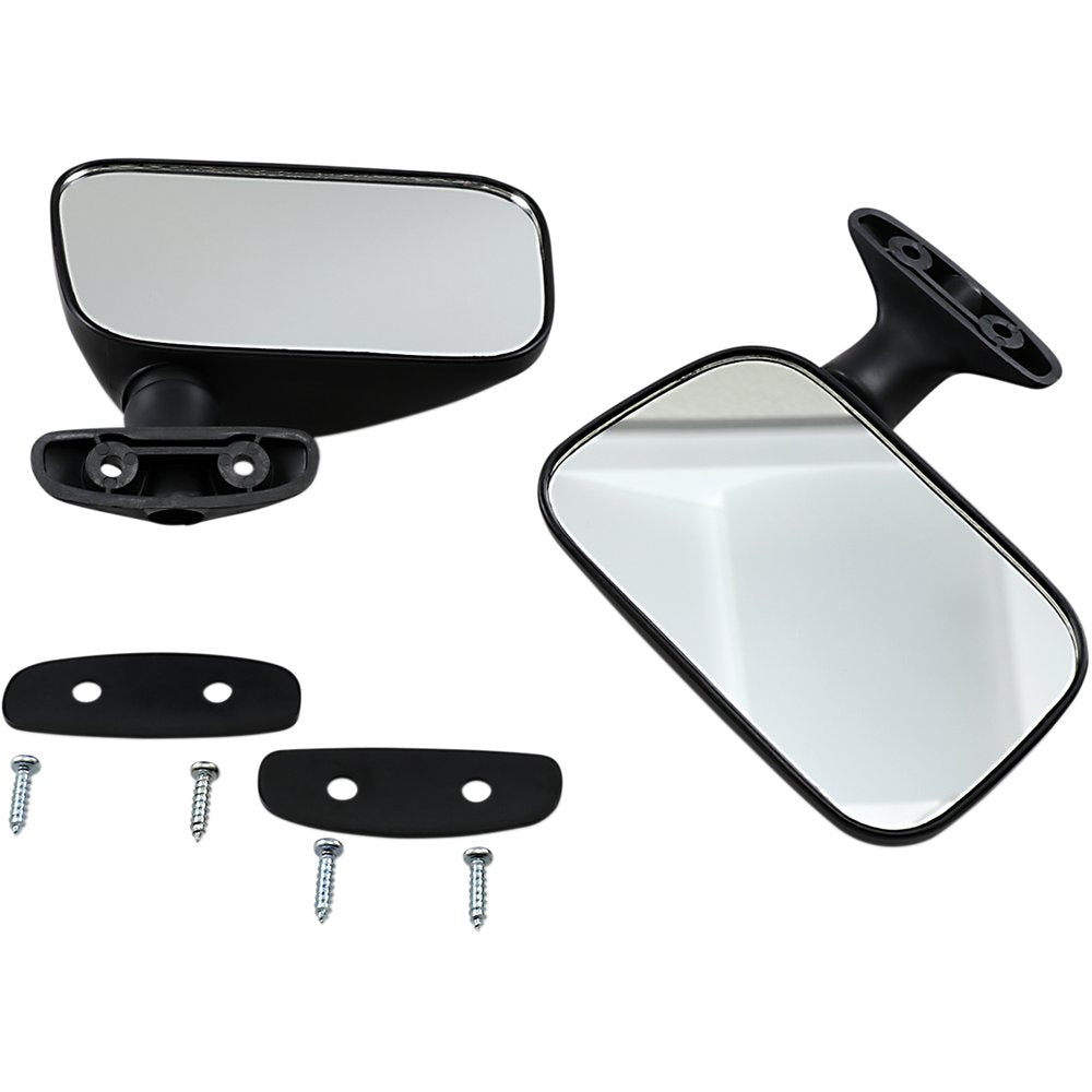 PARTS UNLIMITED Mirrors - Rear View - Rectangle - Black - Pair LM4160