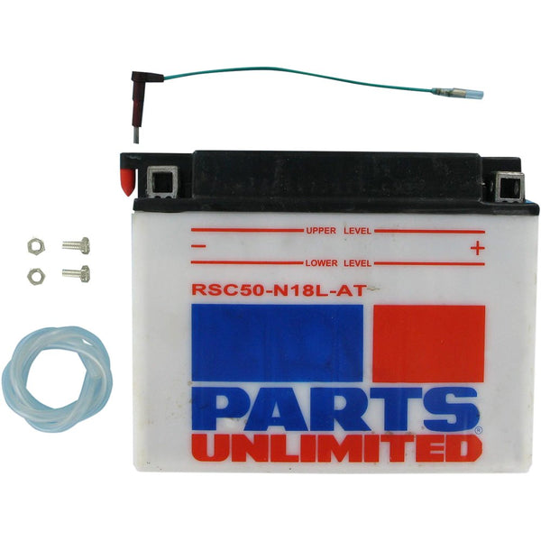 Parts Unlimited Battery - RSC50N18LAT with Sensor SC50-N18L-AT