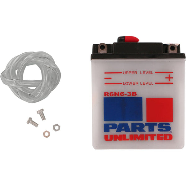 Parts Unlimited Conventional Battery 6N6-3B