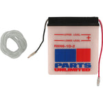 Parts Unlimited Conventional Battery 6N6-1D-2