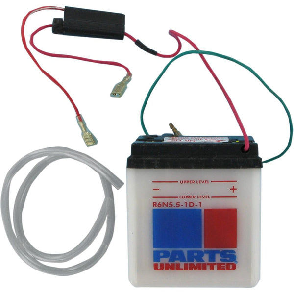 Parts Unlimited Conventional Battery 6N551D1
