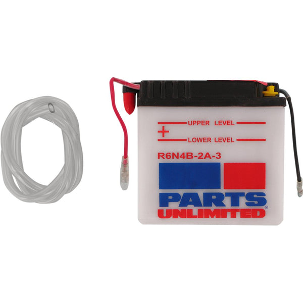 Parts Unlimited Conventional Battery 6N4B-2A-3