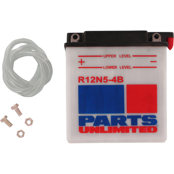 Parts Unlimited Conventional Battery 12N5-4B
