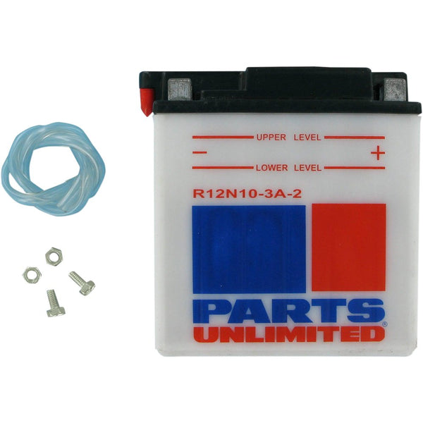 Parts Unlimited Conventional Battery 12N10-3A-2