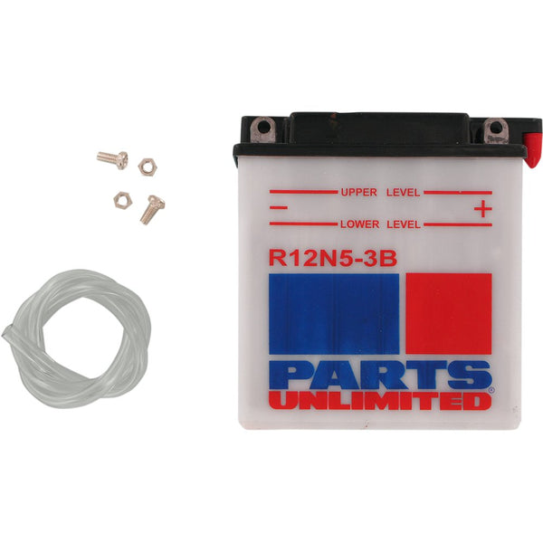 Parts Unlimited Conventional Battery 12N5-3B