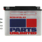 PARTS UNLIMITED Battery - RC50-N18L-A3 C50-N18L-A3
