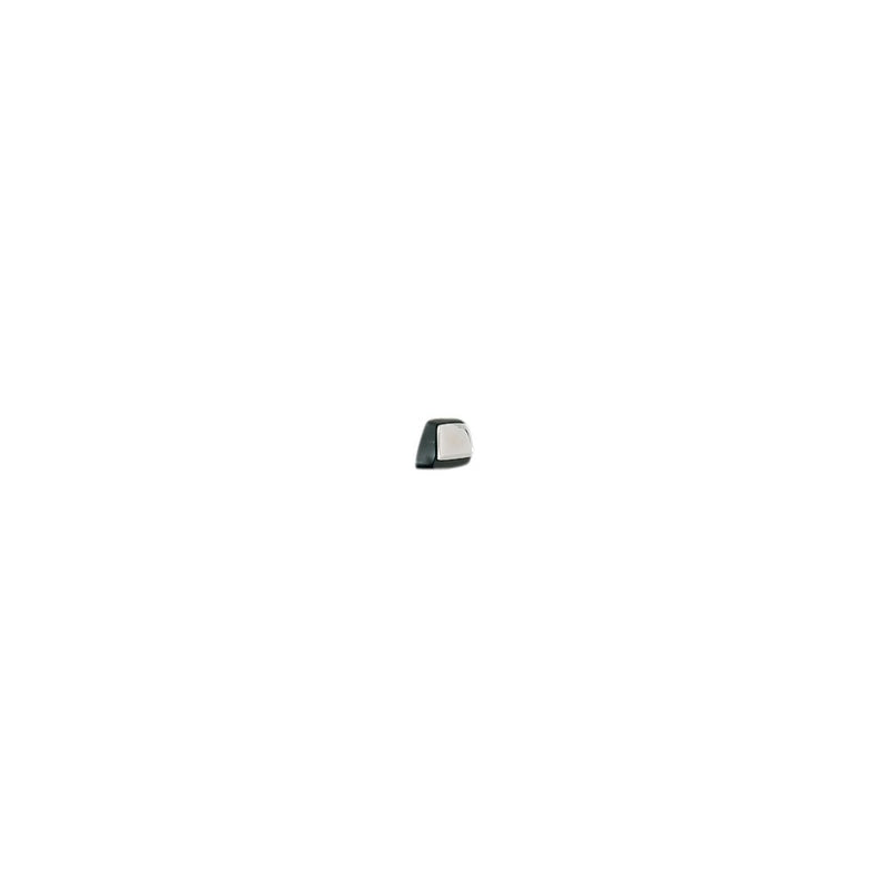 Parts Unlimited Mirror - Side View - Rectangle - Left - Black 302079-BX-LB7