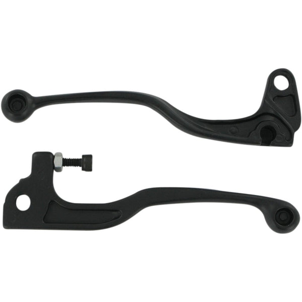 Parts Unlimited Shorty Power Lever Set - Black 3SP-83922-00-SH