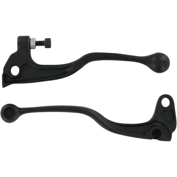 Parts Unlimited Shorty Power Lever Set - Black 55Y-83922-00-SH