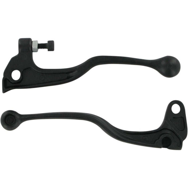 Parts Unlimited Shorty Power Lever Set - Black 55Y-83922-00-SH