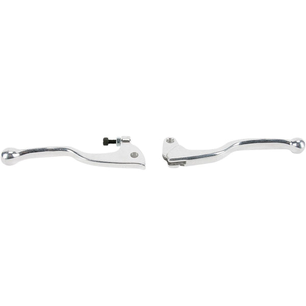Parts Unlimited Shorty Power Lever Set - Silver 55Y-83922-00-CH