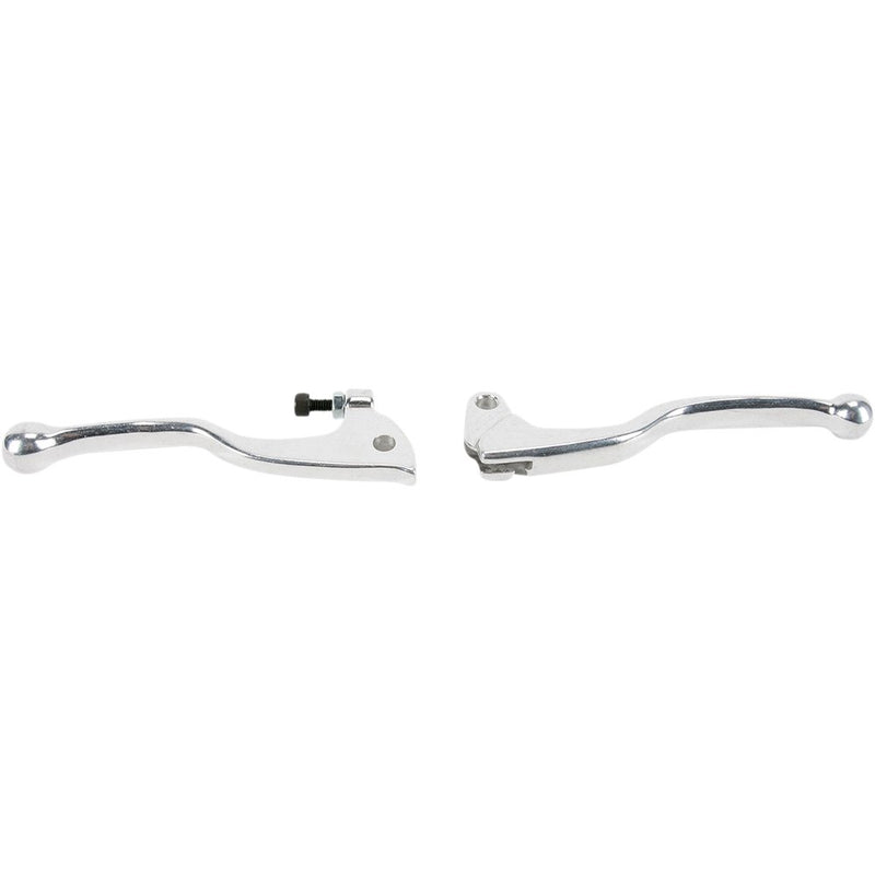 Parts Unlimited Shorty Power Lever Set - Silver 55Y-83922-00-CH