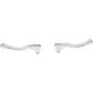 PARTS UNLIMITED Shorty Power Lever Set - Silver 44-1111