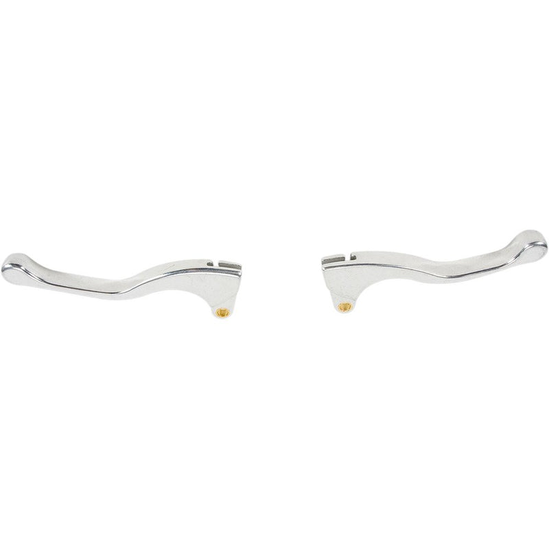Parts Unlimited Shorty Power Lever Set - Silver 44-1111