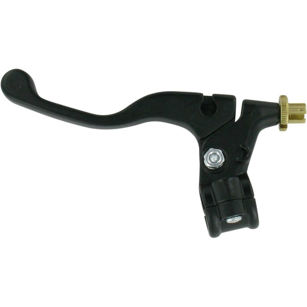 Parts Unlimited Lever Assembly - Right Hand - Shorty - Yamaha - Black 43-4104R