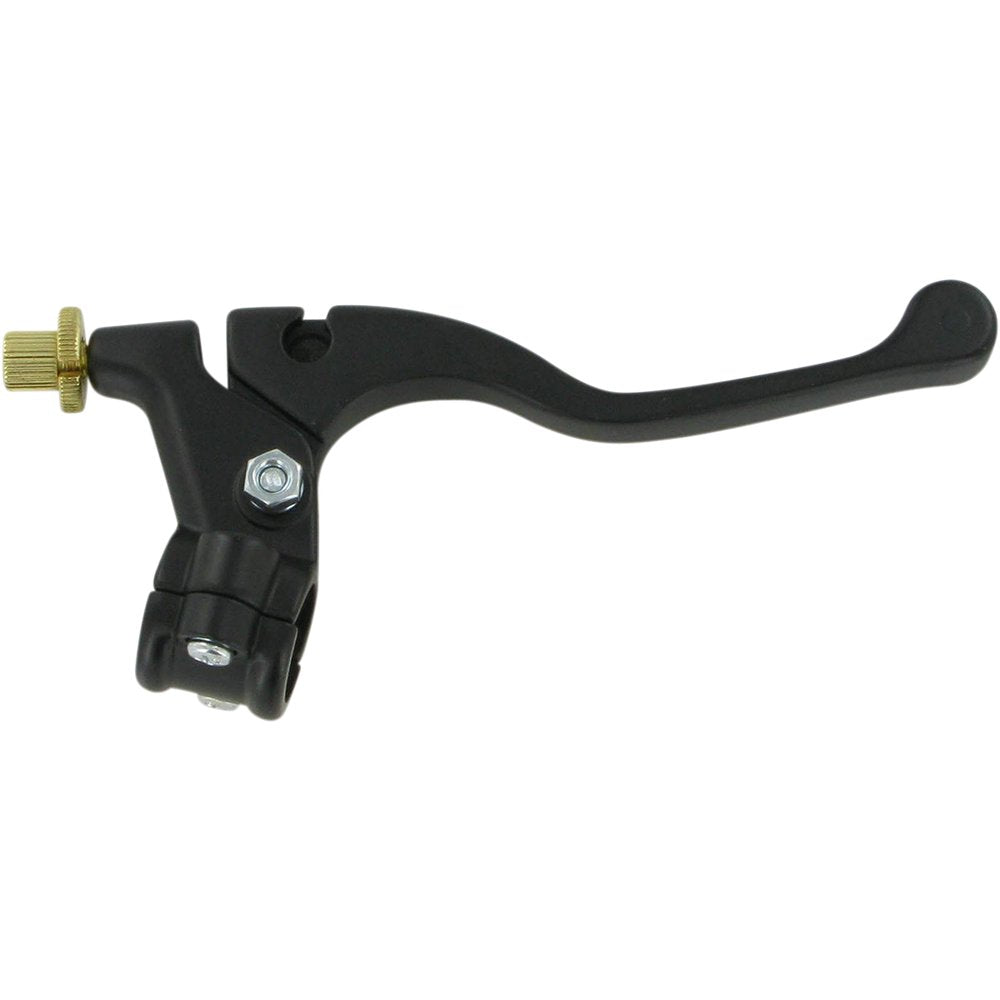 PARTS UNLIMITED Lever Assembly - Left Hand - Shorty - Yamaha - Black 43-4104L