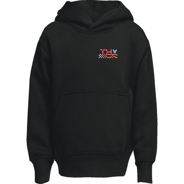 Thor Youth Vantage Pullover Hoodie - Black - XL 3052-0721