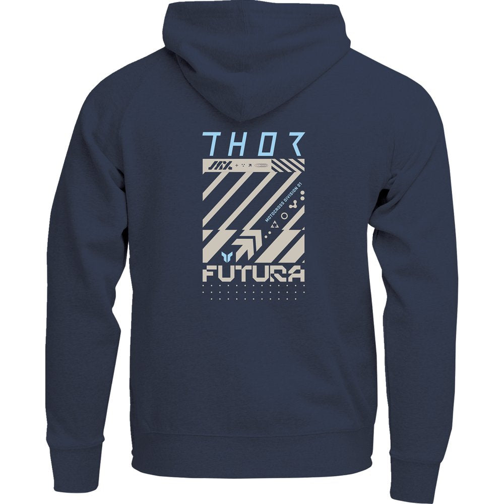 THOR Youth Futura Pullover Hoodie - Navy - Small 3052-0714