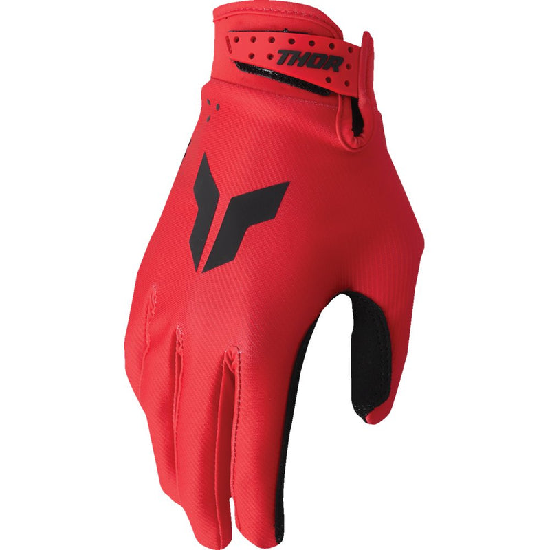 Thor Youth Launchmode Split Gloves - Red - XS 3332-1944