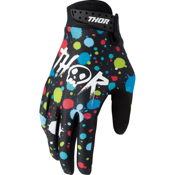 Thor Youth Launchmode Splat Gloves - Multi - XS 3332-1918